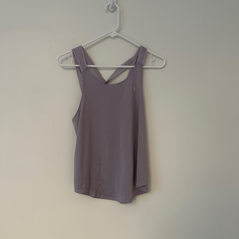 Purple Under Armor Tank Top